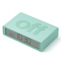 Budzik elektroniczny, dwustronny Flip Classic, miętowy - Lexon