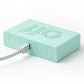 Budzik elektroniczny, dwustronny Flip Classic, miętowy - Lexon