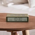 Budzik elektroniczny, dwustronny Flip Classic, khaki - Lexon