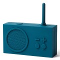 Radio przenośne, wodoodporne Bluetooth, Tykho 3, niebieski Duck Blue – Lexon
