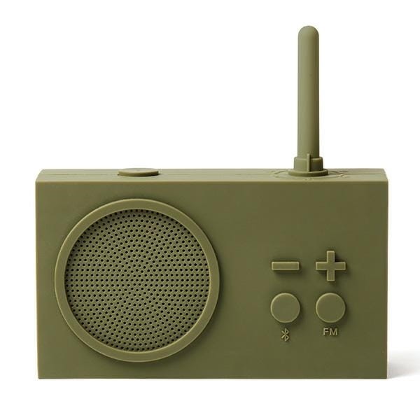 Radio przenośne, wodoodporne Bluetooth, Tykho 3, khaki – Lexon
