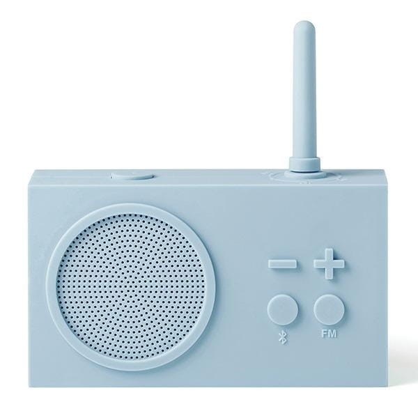 Radio przenośne, wodoodporne Bluetooth, Tykho 3, jasny niebieskie – Lexon