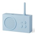 Radio przenośne, wodoodporne Bluetooth, Tykho 3, jasny niebieskie – Lexon