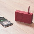 Radio przenośne, wodoodporne Bluetooth, Tykho 3, czerwone – Lexon