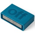 Budzik sterowany radiowo, na baterie Flip+, niebieski Duck Blue - Lexon