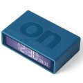 Budzik sterowany radiowo, na baterie Flip+, niebieski Duck Blue - Lexon