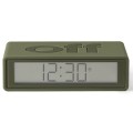 Budzik sterowany radiowo, na baterie Flip+, khaki - Lexon