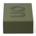 Budzik sterowany radiowo, na baterie Flip+, khaki - Lexon