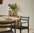 Wazon szklany kolorowy Cannes Ivory Ø19, h37 - Pomax
