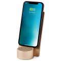 Ładowarka indukcyjna, City Energy Pro 10W z głośnikiem bluetooth, soft gold - Lexon