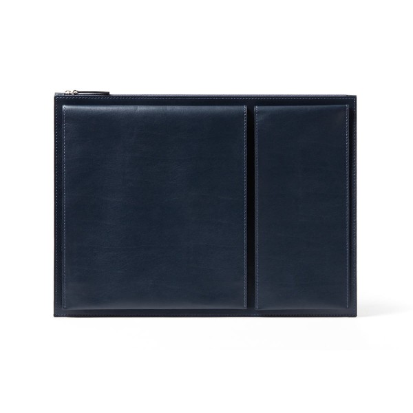 Etui na laptopa 14 cali Flat, ciemnoniebieskie - Lexon