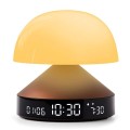 Budzik z lampką Mina Sunrise, brązowy – Lexon