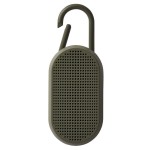 Głośnik bluetooth, wodoodporny, przenośny, Mino T, zielony khaki - Lexon