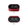 Budzik z termometrem Ray Clock, aluminiowy - Lexon