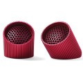 Głośniki bluetooth Ray Speaker zestaw, czerwone - Lexon