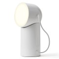Lampa stołowa bezprzewodowa Orbe LED, biała połysk - Lexon