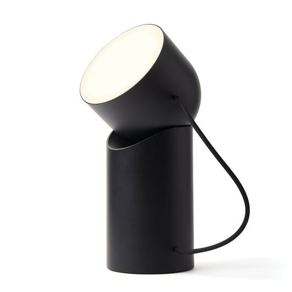 Lampa stołowa bezprzewodowa Orbe LED, czarna - Lexon