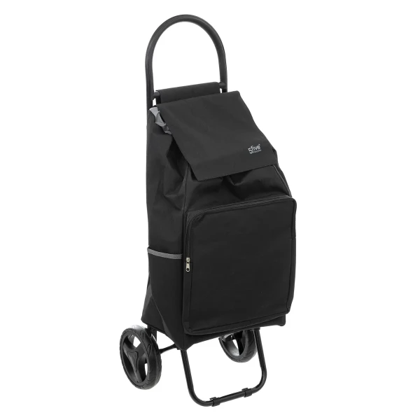 Wózek na zakupy na kółkach Nomade 36L, czarny - 5five
