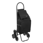 Wózek na zakupy z kółkami na schody Nomad 36L, czarny - 5five
