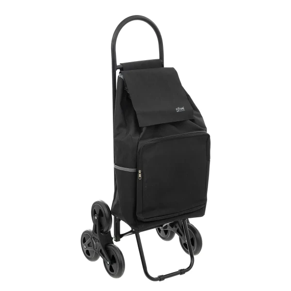 Wózek na zakupy z kółkami na schody Nomad 36L, czarny - 5five