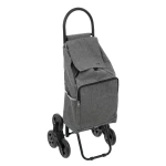 Wózek na zakupy z kółkami na schody Nomad 36L, szary - 5five