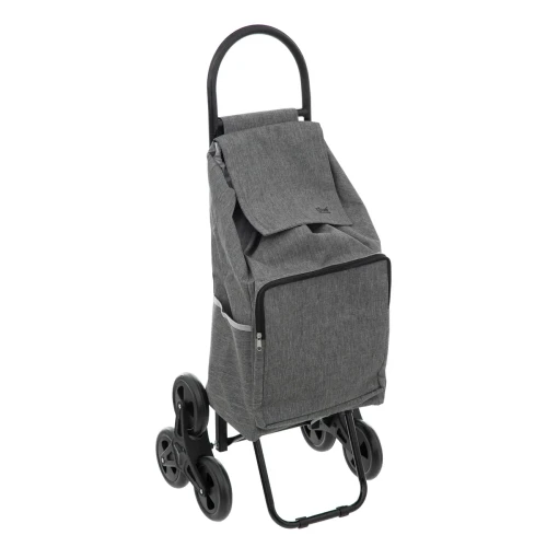 Wózek na zakupy z kółkami na schody Nomad 36L, szary - 5five