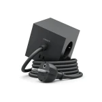 Listwa zasilająca kostka z usb, Square 1 Stockholm Black czarna - Avolt
