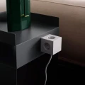 Square 1  Avolt - Listwa zasilająca kostka z usb, Gotland Grey szara - Avolt