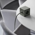 Avolt Oak Green, Listwa zasilająca kostka z usb, Square 1 zielona - Avolt