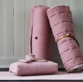 Bolster do jogi z gryką Simple Days 40x20 cm, różowy - Nordal
