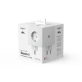 Rozgałęziacz z USB, Square 2, Opal White Limited - Avolt