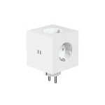 Rozgałęziacz z USB, Square 2, Opal White Limited - Avolt