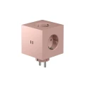 Rozgałęziacz z USB, Square 2, Old Pink różowy - Avolt