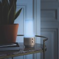 Lampa stołowa bezprzewodowa z głośnikiem i USB, Terrace+, złota - Lexon