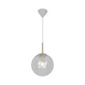 Lampa wisząca kula szklana Chisell 25 z efektem wirowym - Nordlux