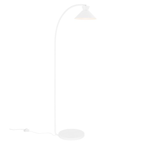 Lampa podłogowa łukowa Dial, biała - Nordlux