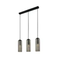 Lampa wisząca trzy klosze szklana Miella Smoked - Nordlux