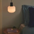 Szklana lampa sufitowa ryflowana Milford Mini - Nordlux