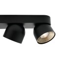 Lampa sufitowa spot czarna Pitcher 4-punktowa - Nordlux