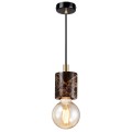 Lampa marmurowa Siv oprawka kabel z podsufitką, brązowa - Nordlux