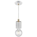 Lampa marmurowa Siv oprawka kabel z podsufitką, biała - Nordlux