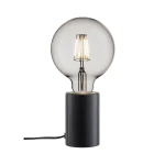 Lampa marmurowa stołowa Siv, czarna - Nordlux