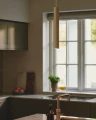 Lampa wisząca tuba karbowana Vico, beżowa - Nordlux
