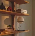 Lampka stołowa szklana Wilson, kula - Nordlux