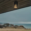 Lampa zewnętrzna sufitowa Aludra IP54, czarna - Nordlux
