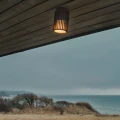 Lampa zewnętrzna sufitowa Aludra IP54, brąz metalik - Nordlux