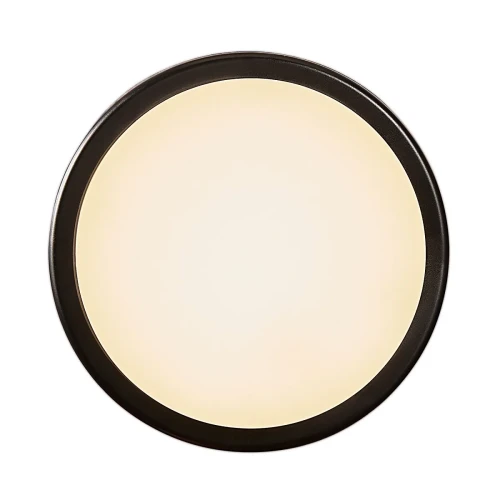 Okrągły kinkiet zewnętrzny led Cuba IP54, czarny - Nordlux