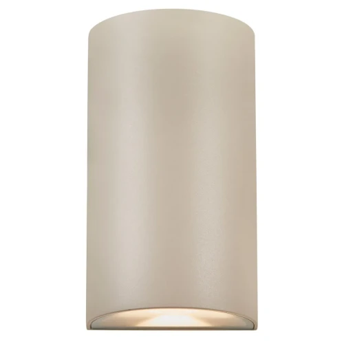 Nowoczesny kinkiet zewnętrzny Led Rold Round, piaskowy - Nordlux
