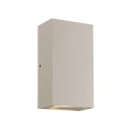 Lampa ścienna zewnętrzna led elewacyjna góra dół Rold Flat, piaskowa - Nordlux