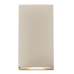 Lampa ścienna zewnętrzna led elewacyjna góra dół Rold Flat, piaskowa - Nordlux